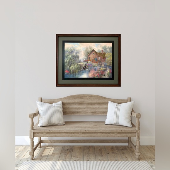 ALTERED Reimagined Thrift Store Art Find Halloween Wall Decor Painting - Picture 7 of 10